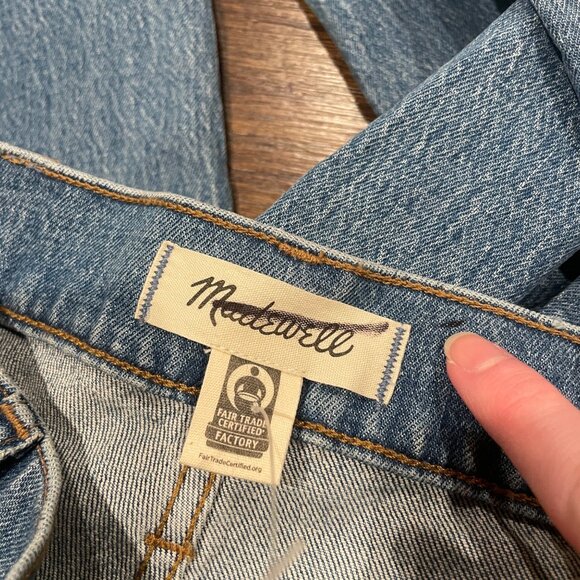 NWT Madewell Tall Emmett Wide Leg Jean Sz 26T Lakecourt Wash 33" Full Length - Picture 4 of 14